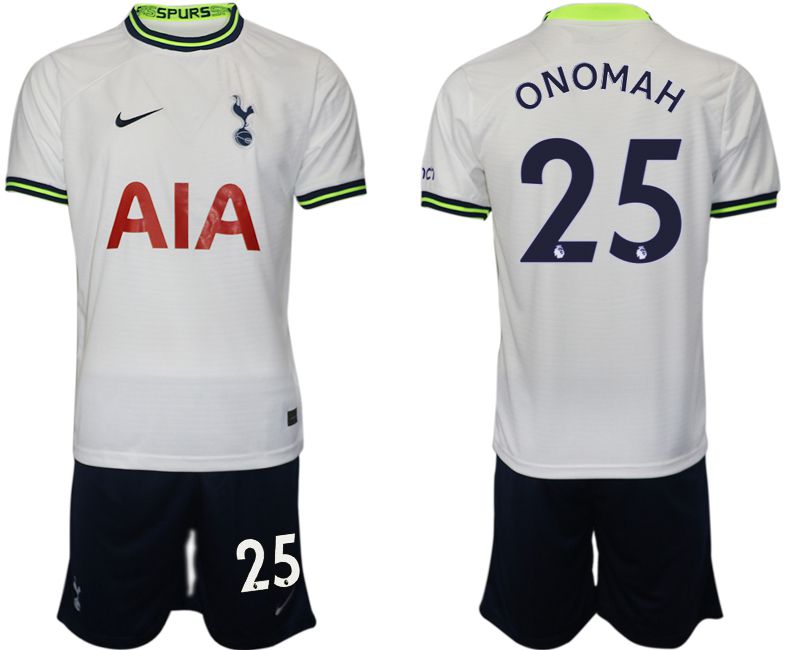 Men 2022-2023 Club Tottenham Hotspur home white #25 Soccer Jersey->barcelona jersey->Soccer Club Jersey